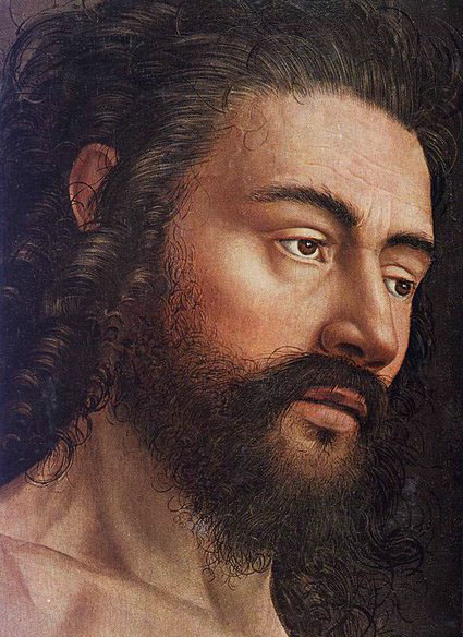 The Ghent Altarpiece: Adam (detail